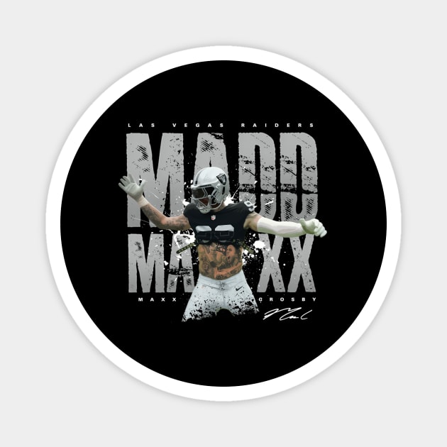 Maxx Crosby Magnet by Ro Go Dan